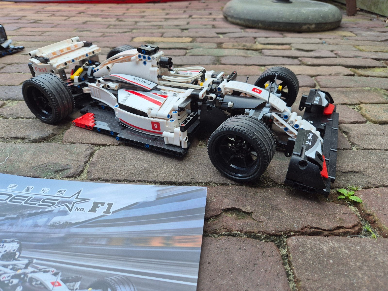 f1 auto bouwstenen past op technic lego, Ophalen of Verzenden, Zo goed als nieuw, Overige schalen, Auto onroad