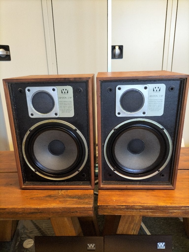WHARFEDALE DENTON 2XP luidsprekers, gemaakt in Engeland €55