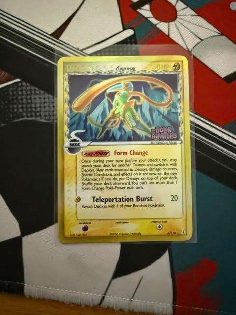Deoxys [Speed] [Reverse Holo] #6 Pokemon Holon Phantoms, Verzenden, Zo goed als nieuw, Losse kaart, Foil