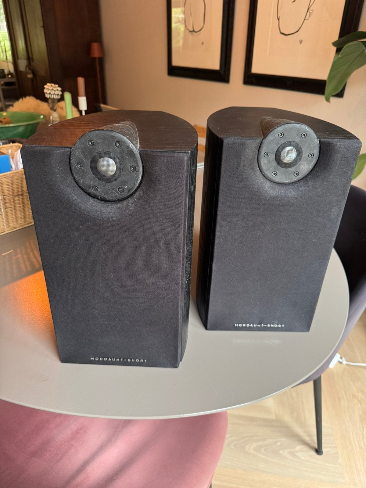 Mordaunt Short Mezzo 2 speakers, Audio, Tv en Foto, Luidsprekers, Ophalen, Stereo speakers, Inclusief kabels, Zo goed als nieuw