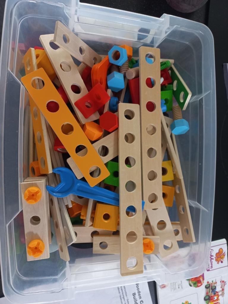 Houten Bouwset Constructie Speelgoed, Ophalen of Verzenden, Gebruikt, Overige merken