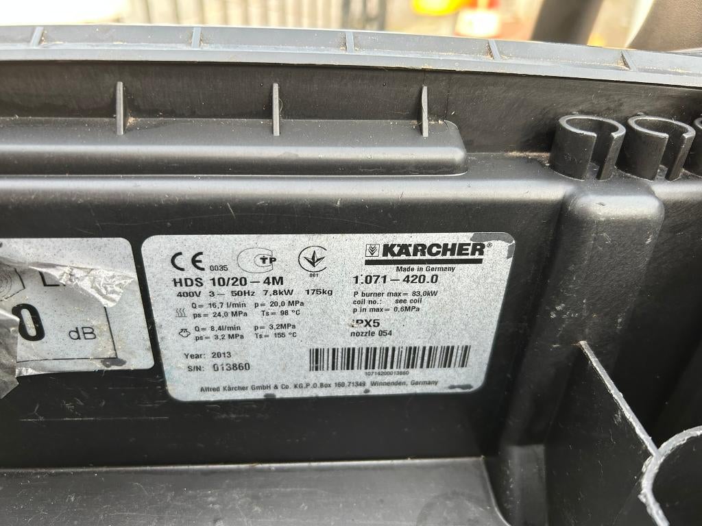 Foto 8 van Karcher HDS 10/20-4M stoomcleaner/hogedrukreiniger 380V