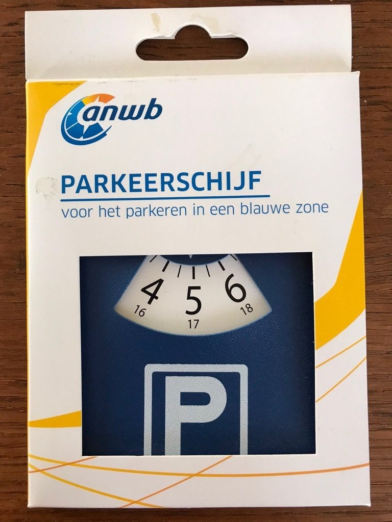 Blauwe parkeerschijf ANWB, Auto diversen, Ophalen of Verzenden, Nieuw