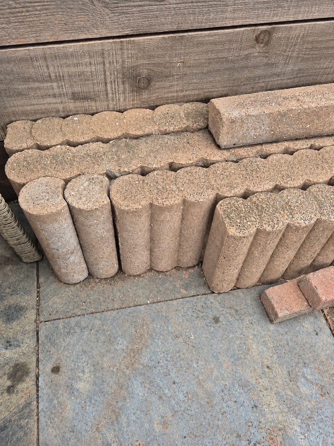 Betonnen borders/palissaden voor tuin en terras, Ophalen, Gebruikt, Minder dan 25 cm, Border