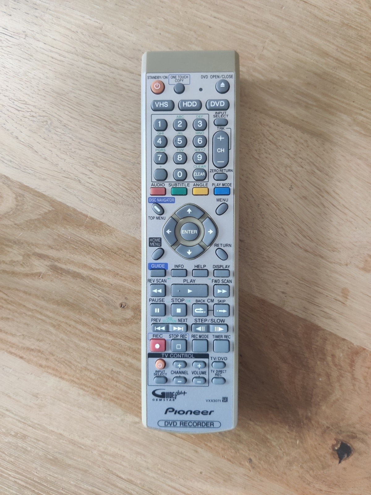 Pioneer VXX3071 Afstandsbediening voor DVD Recorder, Ophalen of Verzenden, Gebruikt, Origineel, Dvd