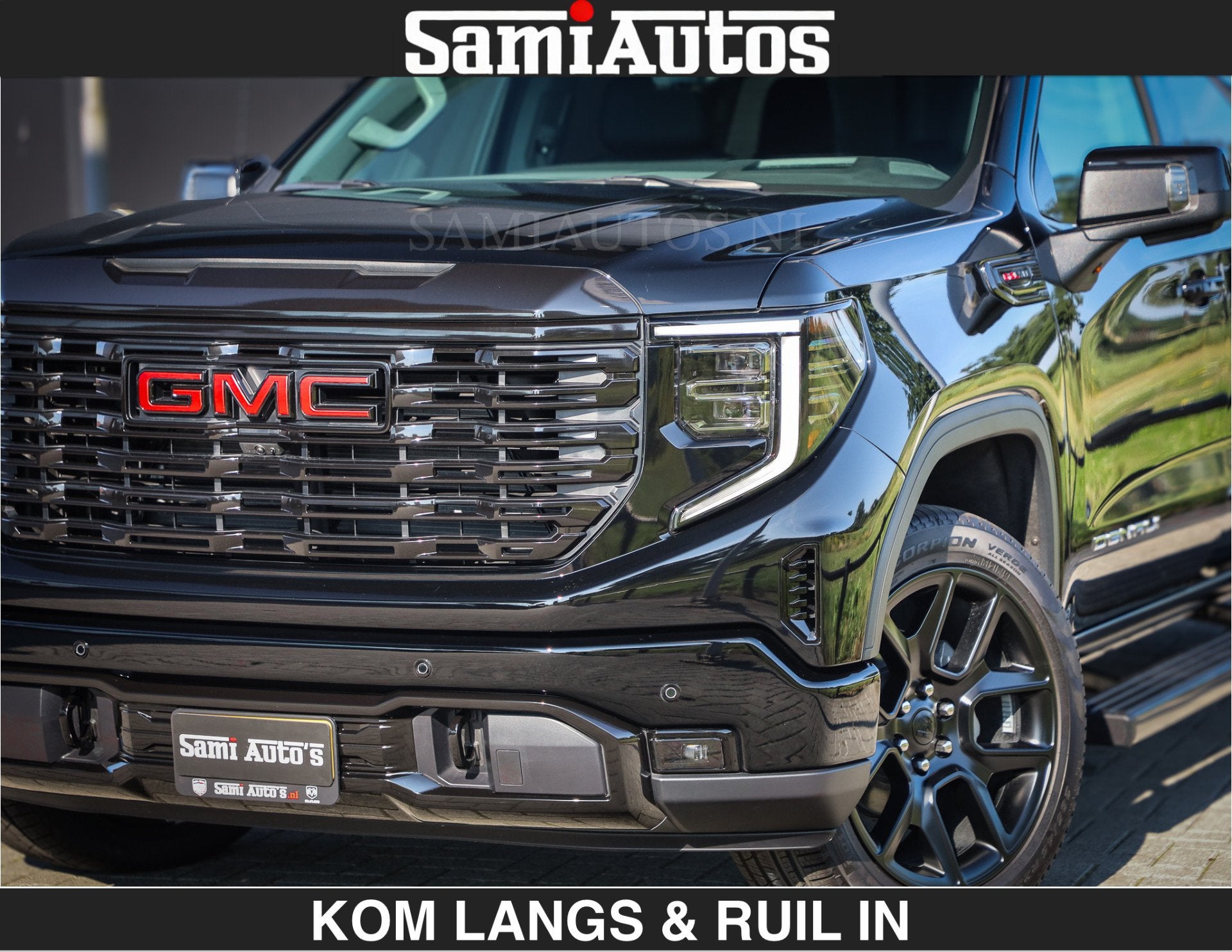 GMC Sierra DENALI 6.2 V8 426PK Full Option | De Meest Luxe P, Auto's, Automaat, Dealer onderhouden, Met garantie (alle), 426 pk