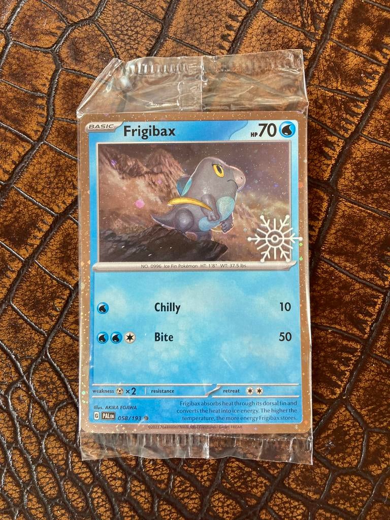 Frigibax (stamp) Paldea Evolved, Ophalen of Verzenden, Zo goed als nieuw