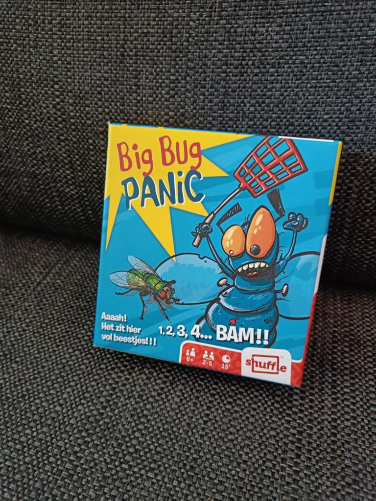 Big Bug Panic Kaartspel - Snel en Leuk voor Jong en Oud, Vijf spelers of meer, Ophalen of Verzenden, Zo goed als nieuw, Cartamundi