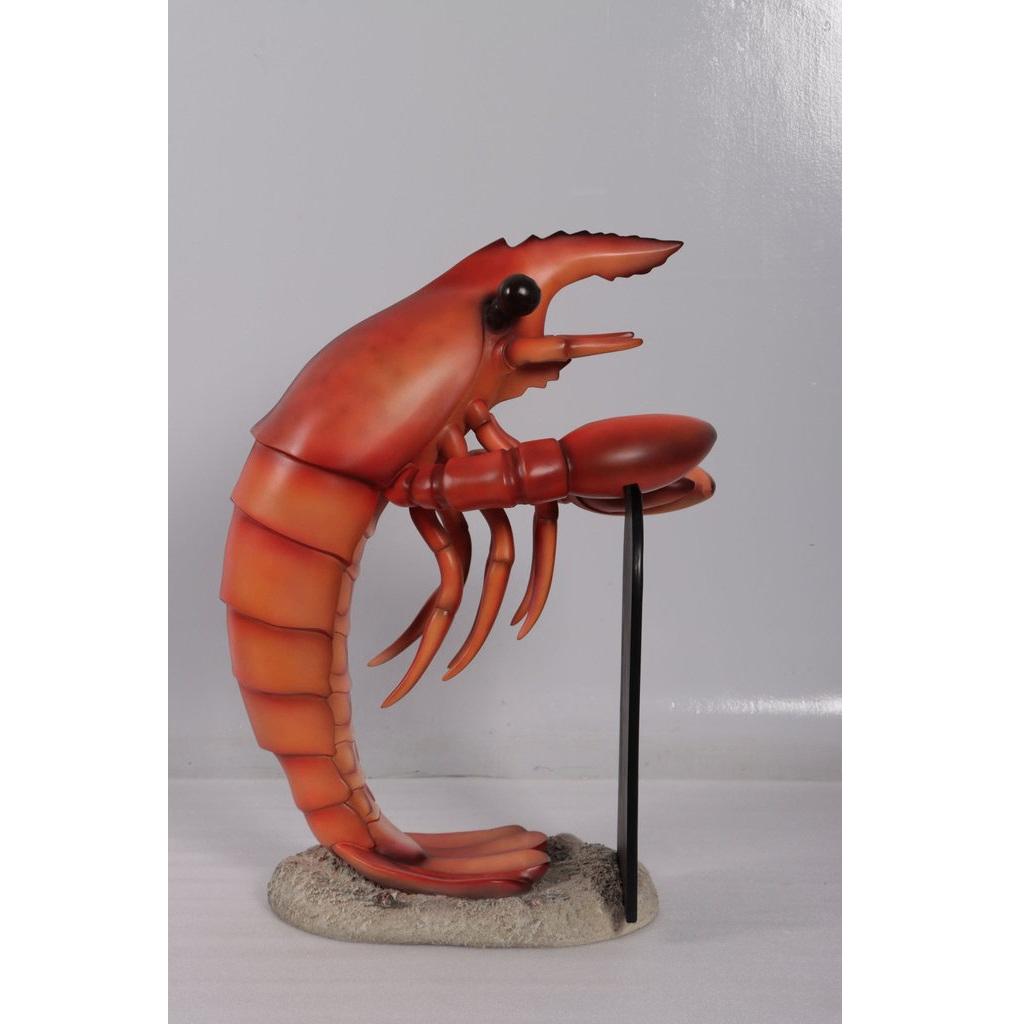 Lobster menubord 83 cm - kreeft met menubord, Ophalen, HorecaBeelden, Overige typen, Nieuw