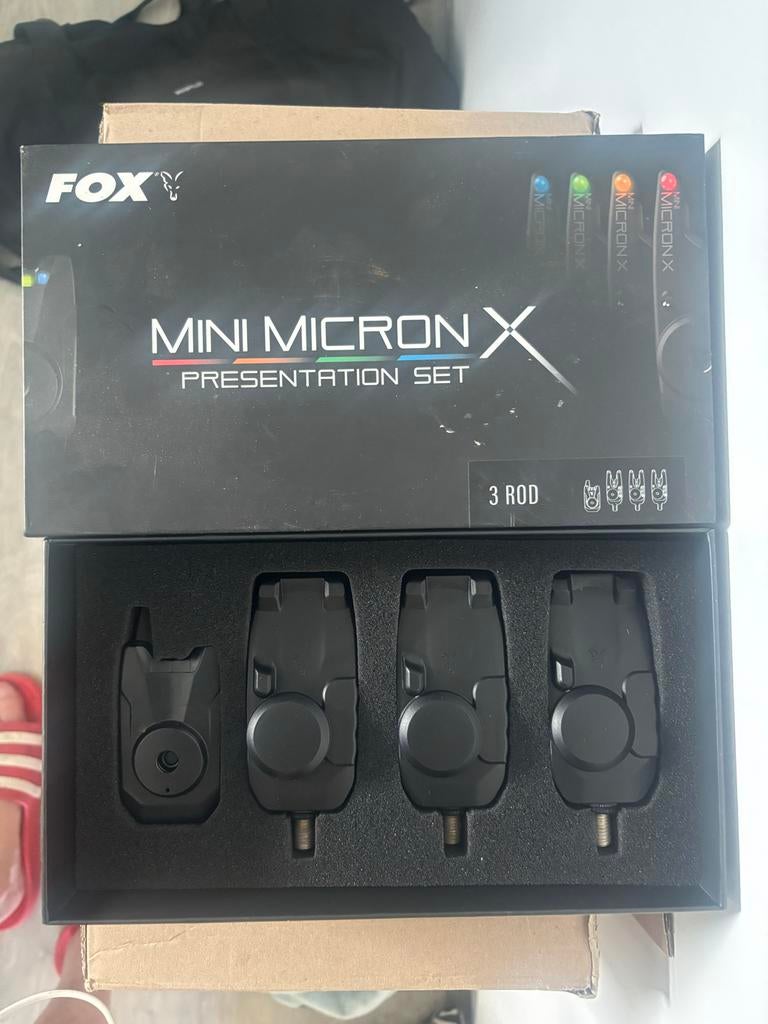 Fox Mini Micron X Presentation Set 3 Rod, Ophalen of Verzenden, Zo goed als nieuw, Overige typen