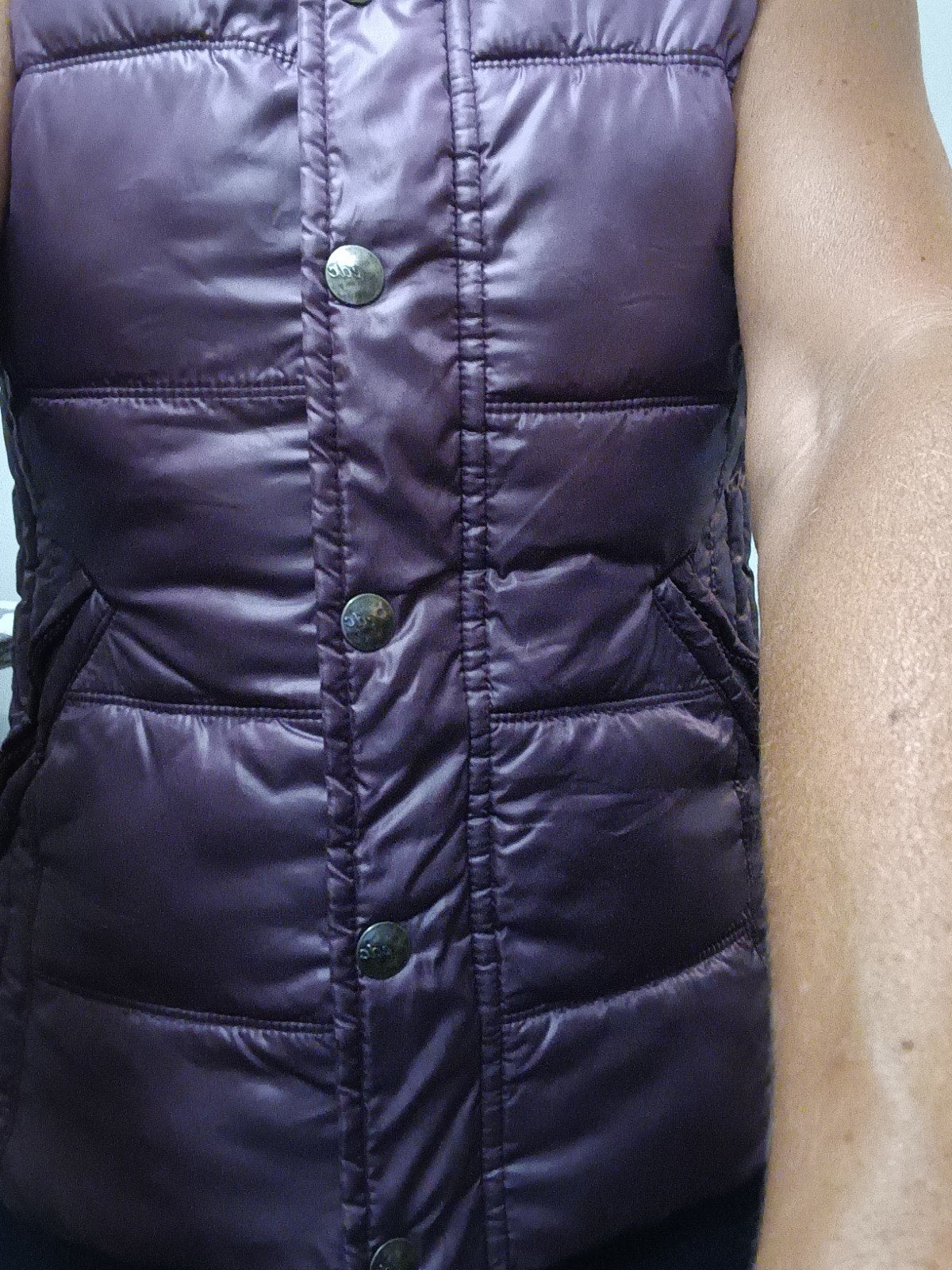 Paarse gewatteerde bodywarmer Esprit maat S, Kleding | Dames, Paars, Ophalen of Verzenden, Maat 36 (S), Onbekend