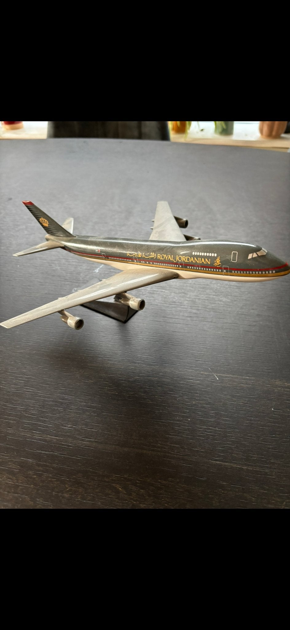 Modelvliegtuig Royal Jordanian Boeing 747, Hobby en Vrije tijd, Overige merken, Ophalen of Verzenden, Vliegtuig, Gebruikt
