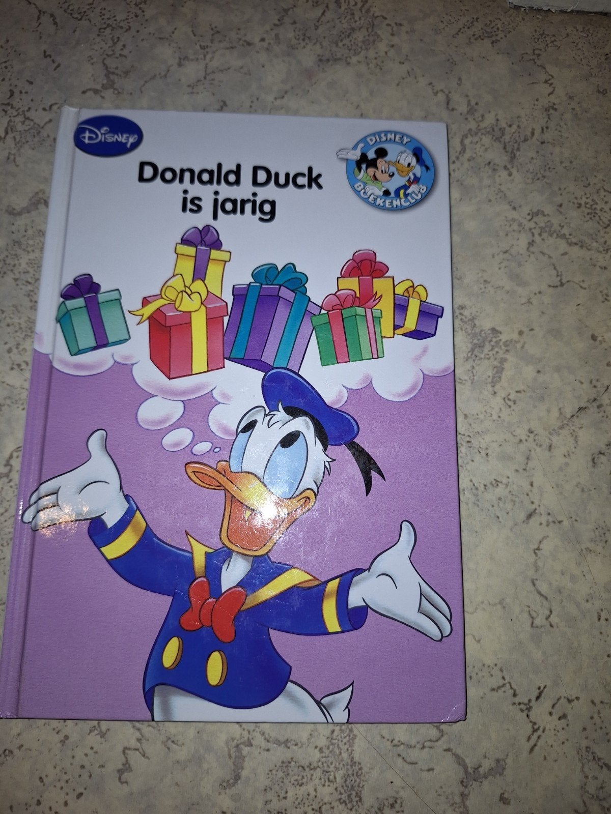 Donald Duck is jarig - Disney Boekenclub CD, 6 tot 9 jaar, Ophalen of Verzenden, Zo goed als nieuw, Album