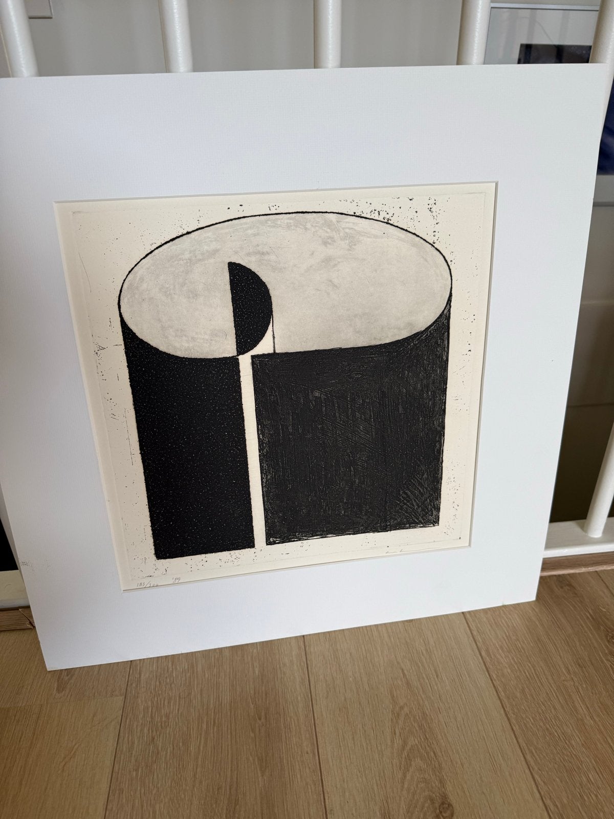 Abstracte Zeefdruk '89 Hans Landsaat Genummerd 183/300, Ophalen, Zeefdruk, Genummerd, 1950 - 1999