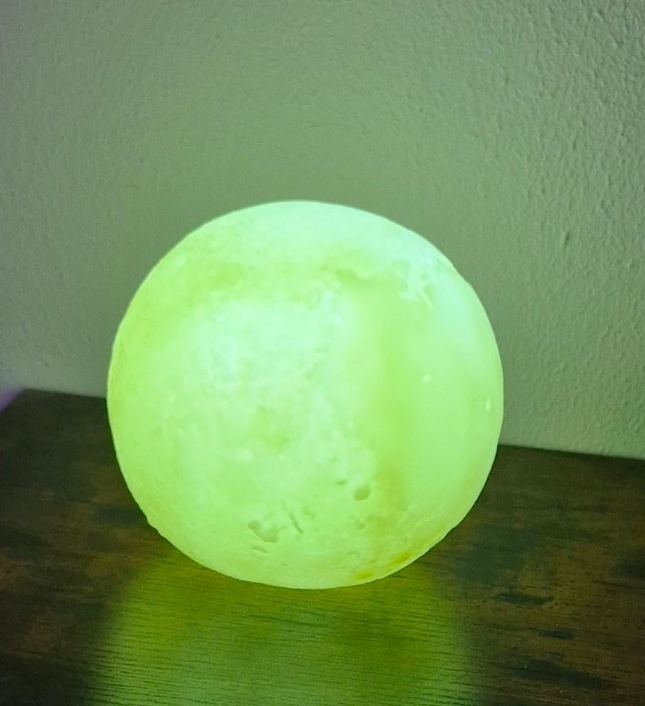 Nachtlamp maan voor de kinderkamer, Ophalen of Verzenden, Zo goed als nieuw, Lamp