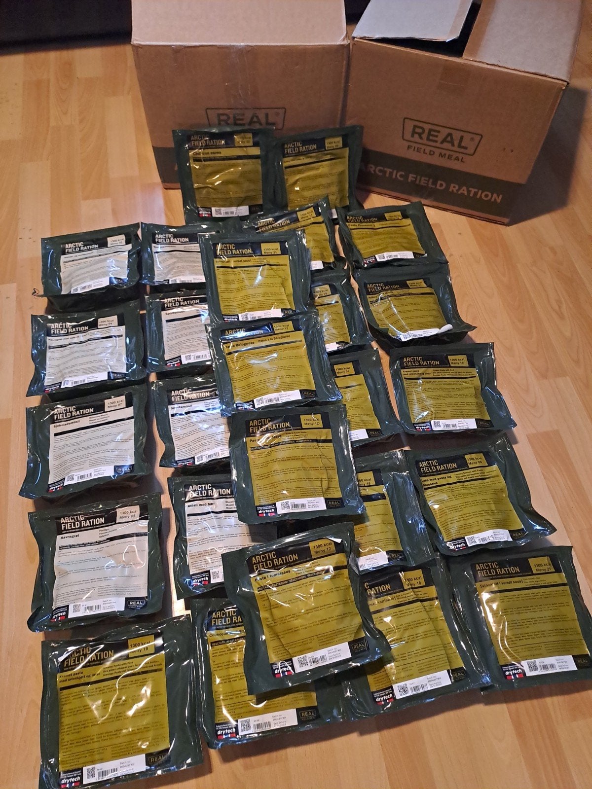 Noorse REAL Arctic Field Rations 1300 kcal | Mre, Verzamelen, Militaria | Algemeen, Verzenden, Landmacht, Overige gebieden