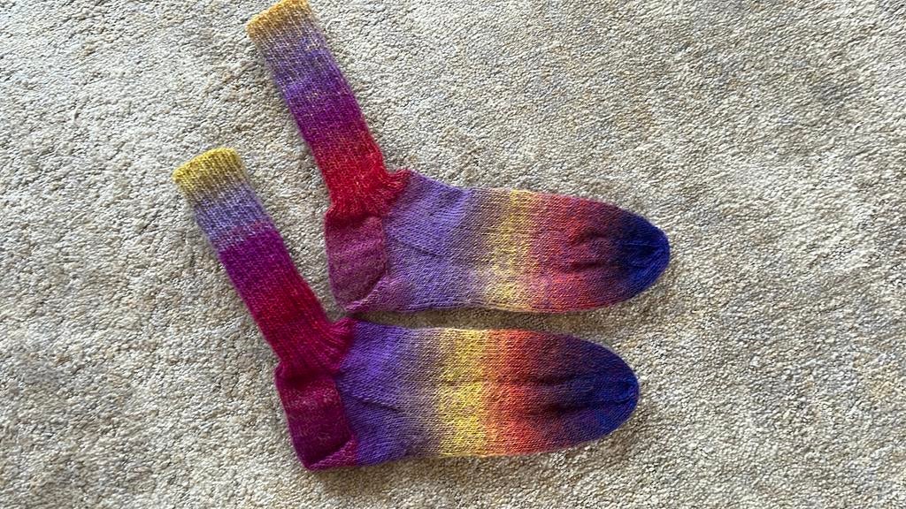Wollen sokken met de hand gebreid 38/39, Sokken en Kniesokken, Overige kleuren, Nieuw, Overige maten