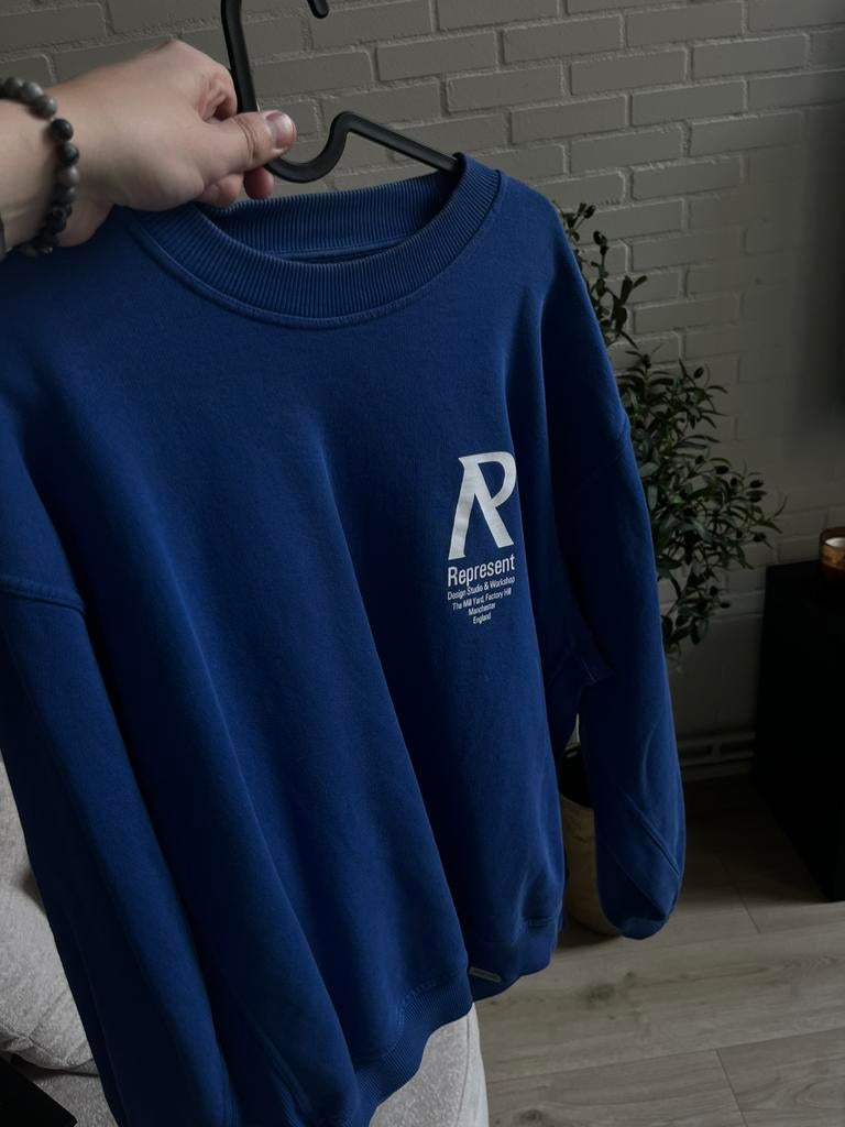 Represent trui blauw, Ophalen of Verzenden, Zo goed als nieuw, Blauw
