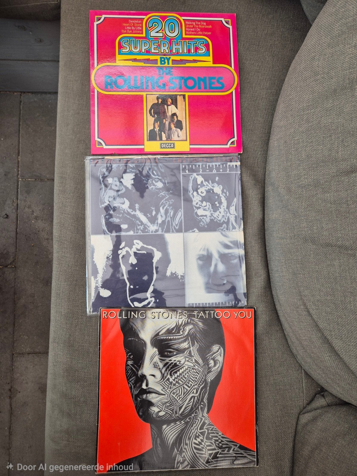 3 lp's Van de rolling stones, Ophalen, Gebruikt, 12 inch, Poprock