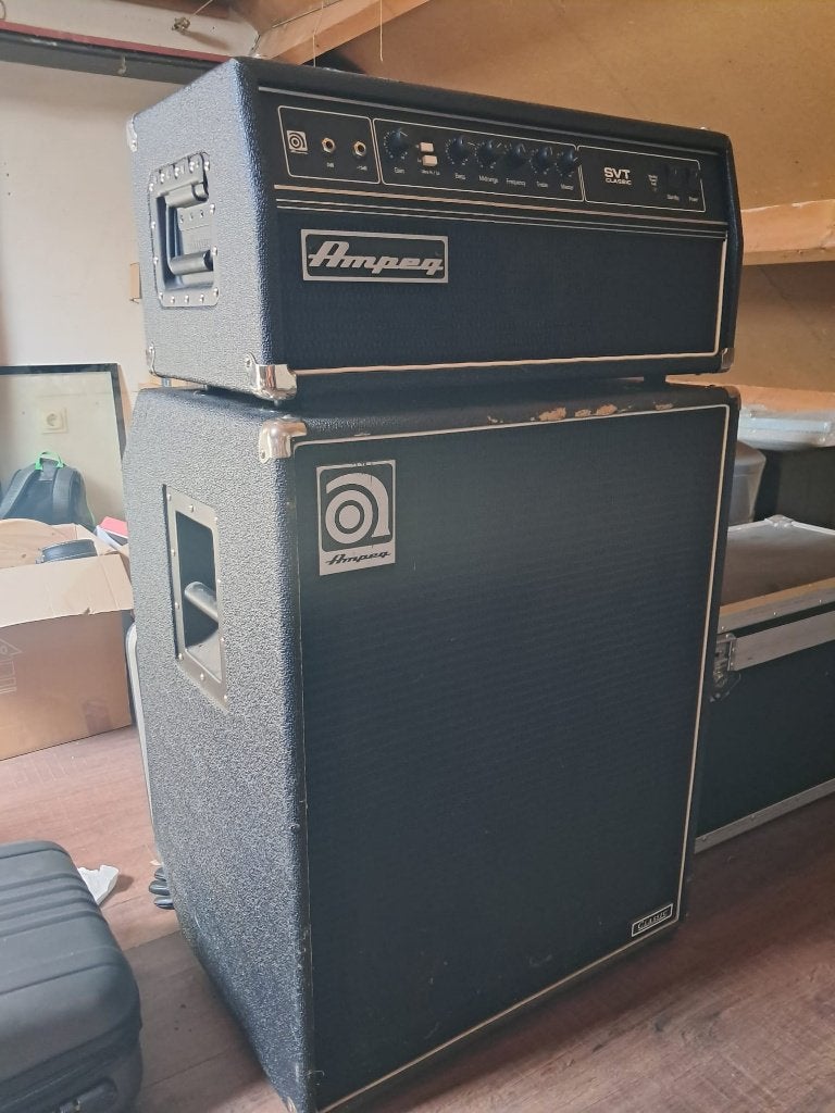 Ampeg SVT CL basversterker + Cabinet SVT 410HLF+flightcase, Muziek en Instrumenten, Versterkers | Bas en Gitaar, Ophalen, Gebruikt