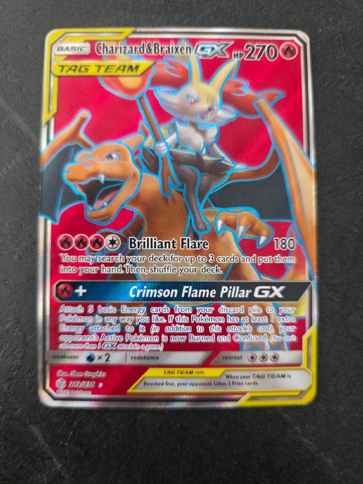 Charizard & Braixen CEC 212, Ophalen of Verzenden