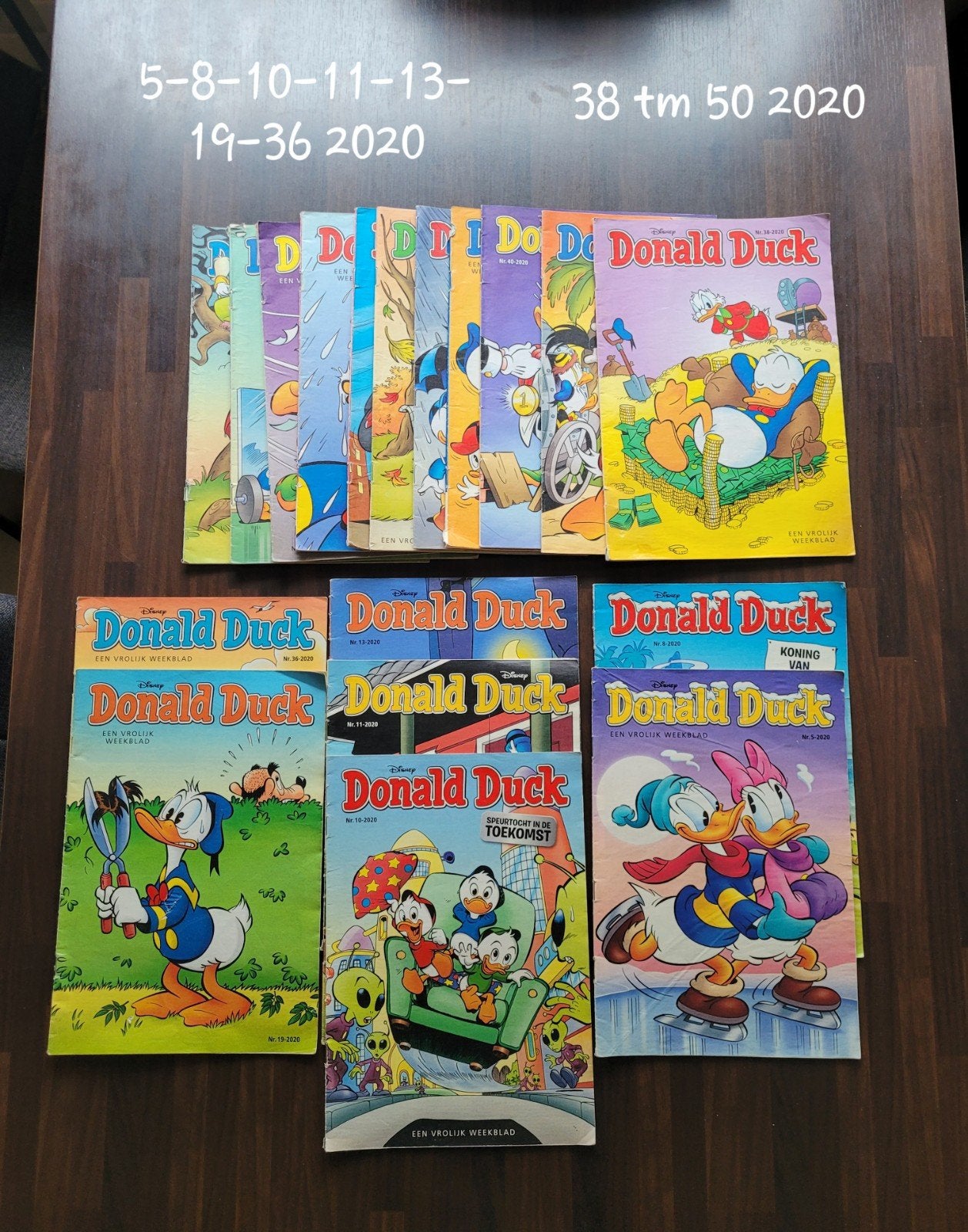 Donald duck tijdschrift 20 stuks jaargang 2020, Gelezen, Europa, Ophalen of Verzenden, Meerdere comics