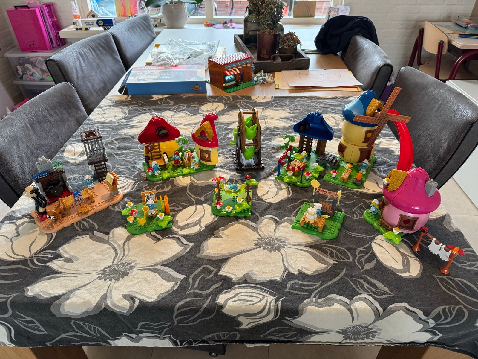 Megabloks LEGO Smurfen dorpje, Ophalen of Verzenden, Gebruikt, Megabloks