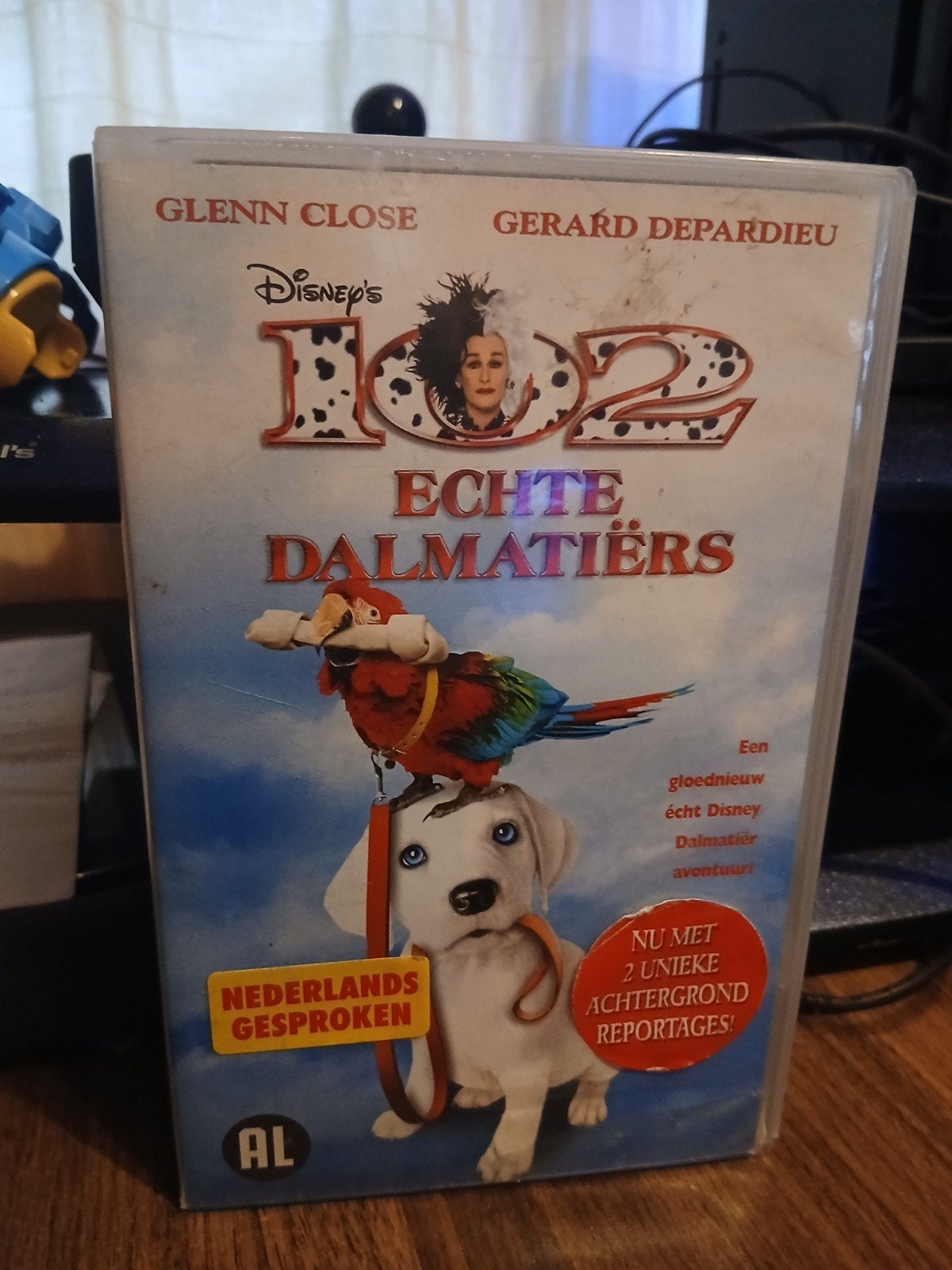 Disney 102 echte dalmatiers vhs video, Alle leeftijden, Ophalen of Verzenden, Gebruikt