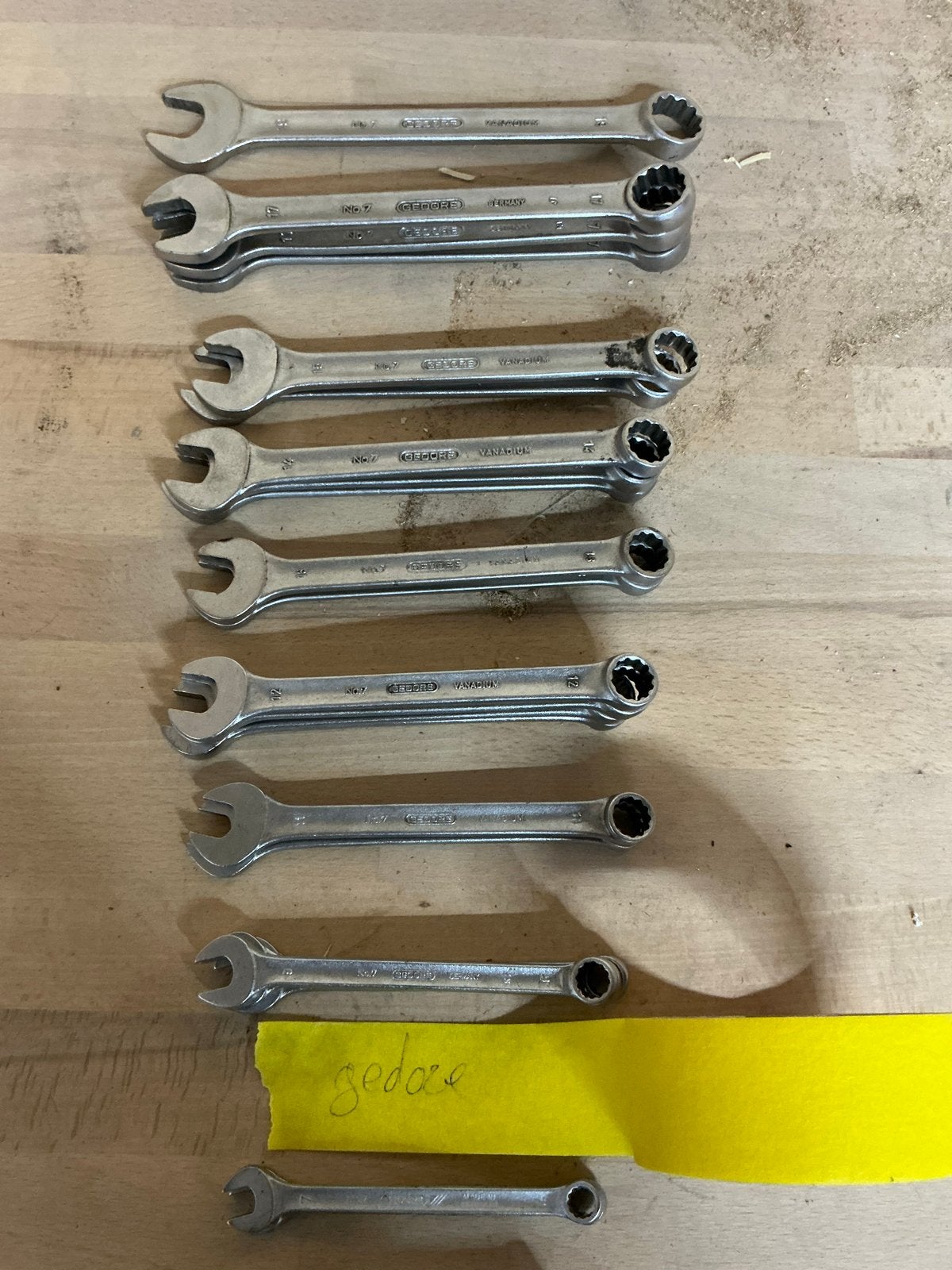 Gedore Sleutels - Diverse Maten (vanaf 5 stuks), Doe-het-zelf en Verbouw, Gereedschap | Handgereedschap, Ophalen of Verzenden