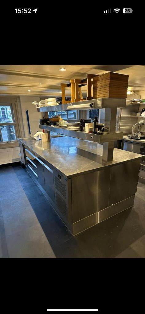 horeca keuken rvs, Huis en Inrichting, Keuken | Keukenelementen, Gebruikt, Minder dan 100 cm, 50 tot 100 cm, 75 cm of meer, Ophalen