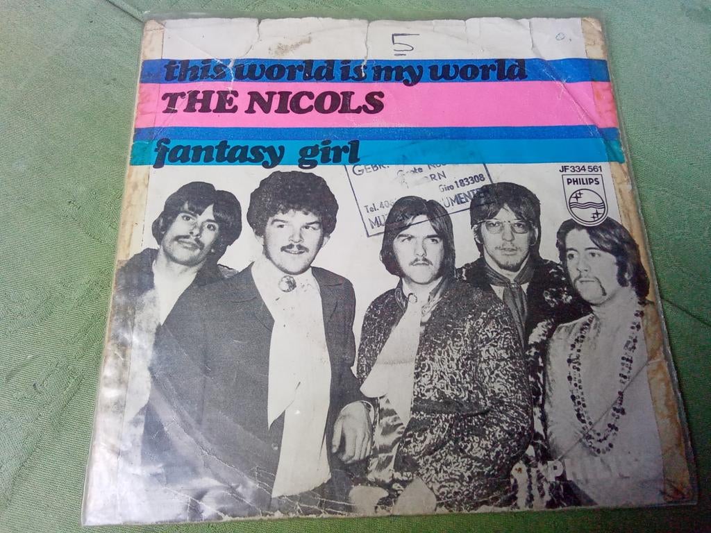 The Nicols.   This world is my world, Gebruikt, Verzenden, 7 inch, Single