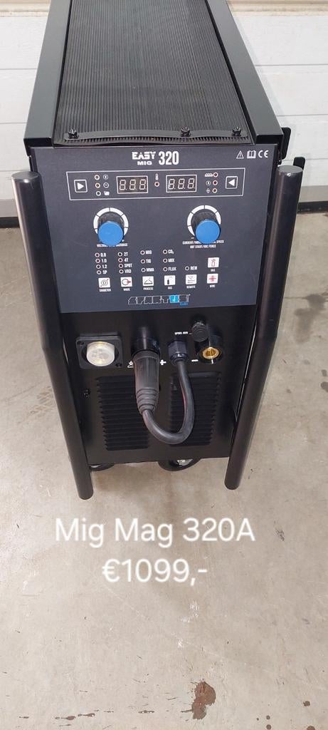 Co2 Mig Mag Spartus easy 320A  400V, Ophalen of Verzenden, Nieuw, 250 ampère of meer, Co2