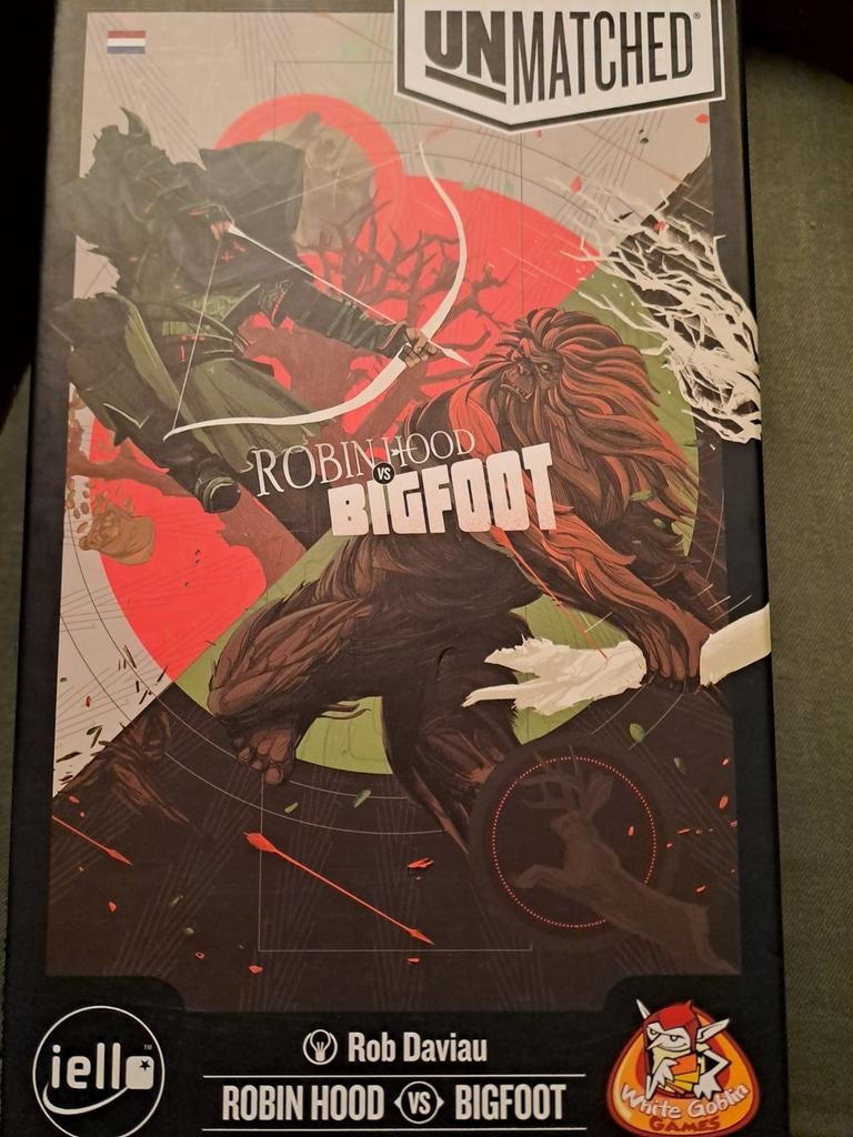 Unmatched: Robin Hood vs. Bigfoot - Nieuw!, Een of twee spelers, Ophalen of Verzenden, Nieuw, Iello