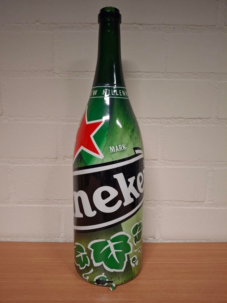 Heineken Millennium Fles 3 Liter Leeg, Ophalen of Verzenden, Gebruikt, Flesje(s), Heineken