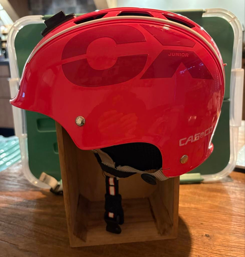 Casco Skihelm Junior maat S (50-56), Overige merken, Overige typen, Ophalen of Verzenden, Zo goed als nieuw