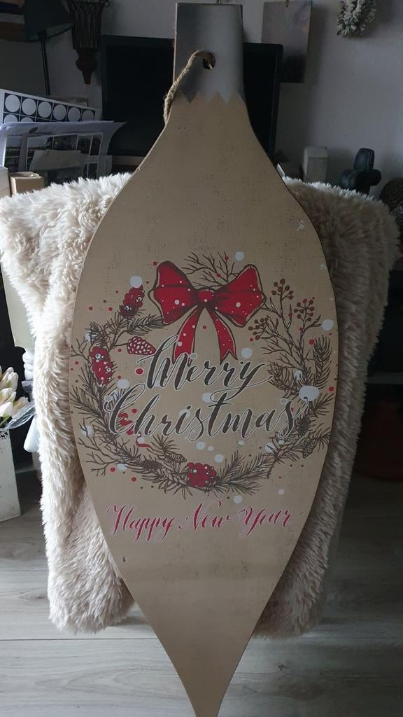 Decoratiebord kerst *NIEUW*, Ophalen of Verzenden, Nieuw