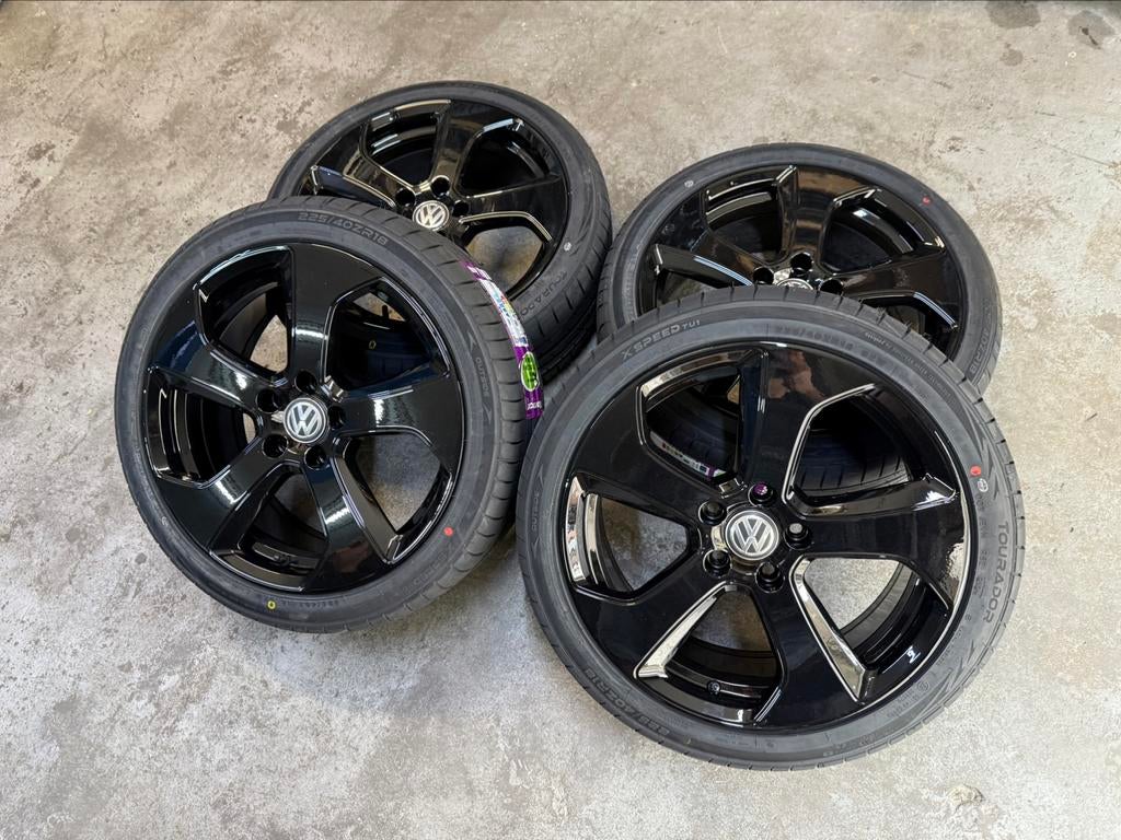 ✅ 18 inch Volkswagen Austin velgen 5x112 Golf 6 7 GTD GTI R, Ophalen, 18 inch, Gebruikt, Banden en Velgen