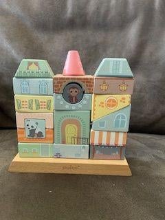 Jouéco The Wildies Family Stacking Houses, Ophalen, Zo goed als nieuw
