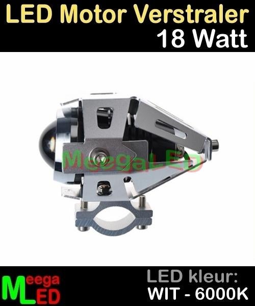 UITVERKOOP - LED Motor Verstraler 18 Watt CREE LED - 2 stuks, Ophalen of Verzenden
