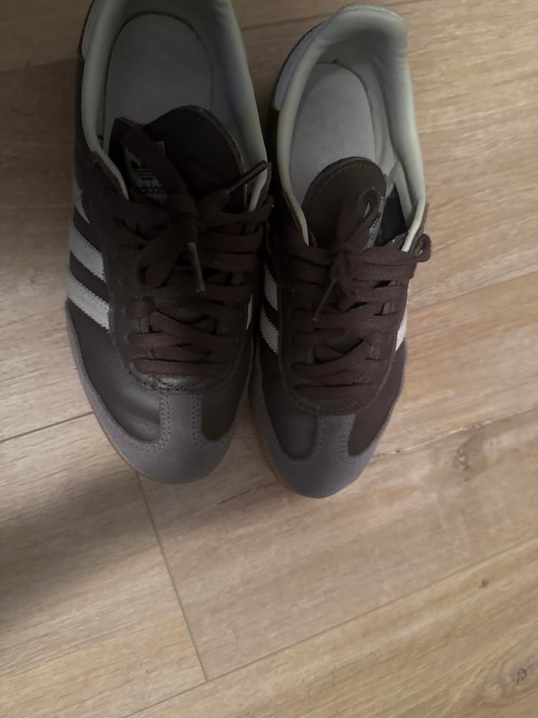 Adidas Samba bruin - paar keer gedragen, Ophalen, Gedragen, Bruin, Sneakers of Gympen