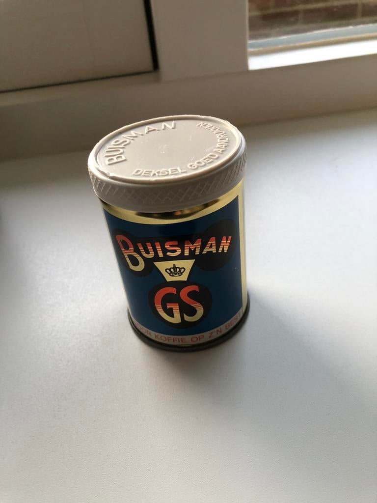 Blikje Buisman voor koffie op zijn best, Ophalen of Verzenden, Zo goed als nieuw, Koffie