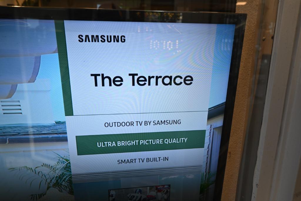 Samsung The Terrace – 75 inch QLED Outdoor TV (NIEUW!), QLED, Nieuw, 100 Hz, X