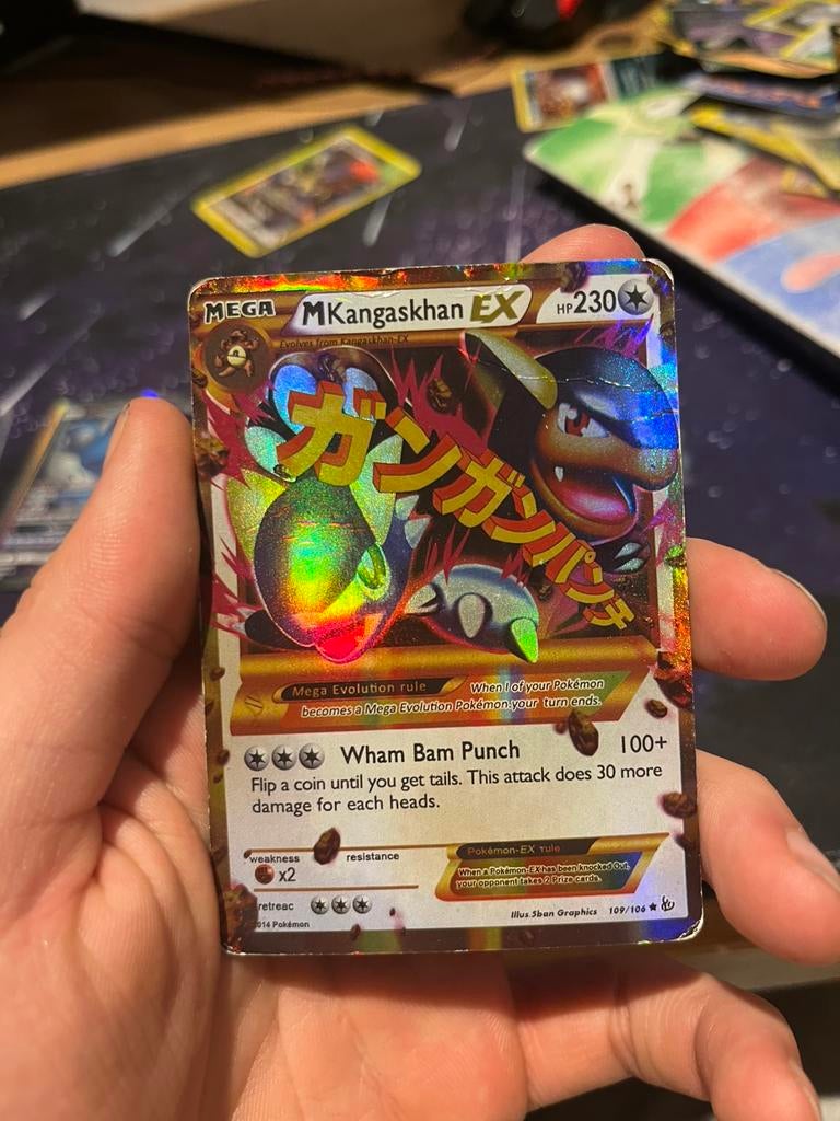 M kangaskhan 109/106 EX pokemon kaart, Ophalen of Verzenden, Zo goed als nieuw