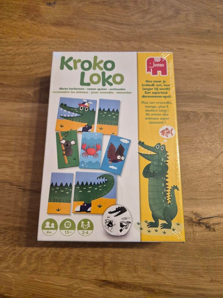 Kroko Loko - Nieuw in plastic!, Drie of vier spelers, Ophalen, Nieuw, Jumbo