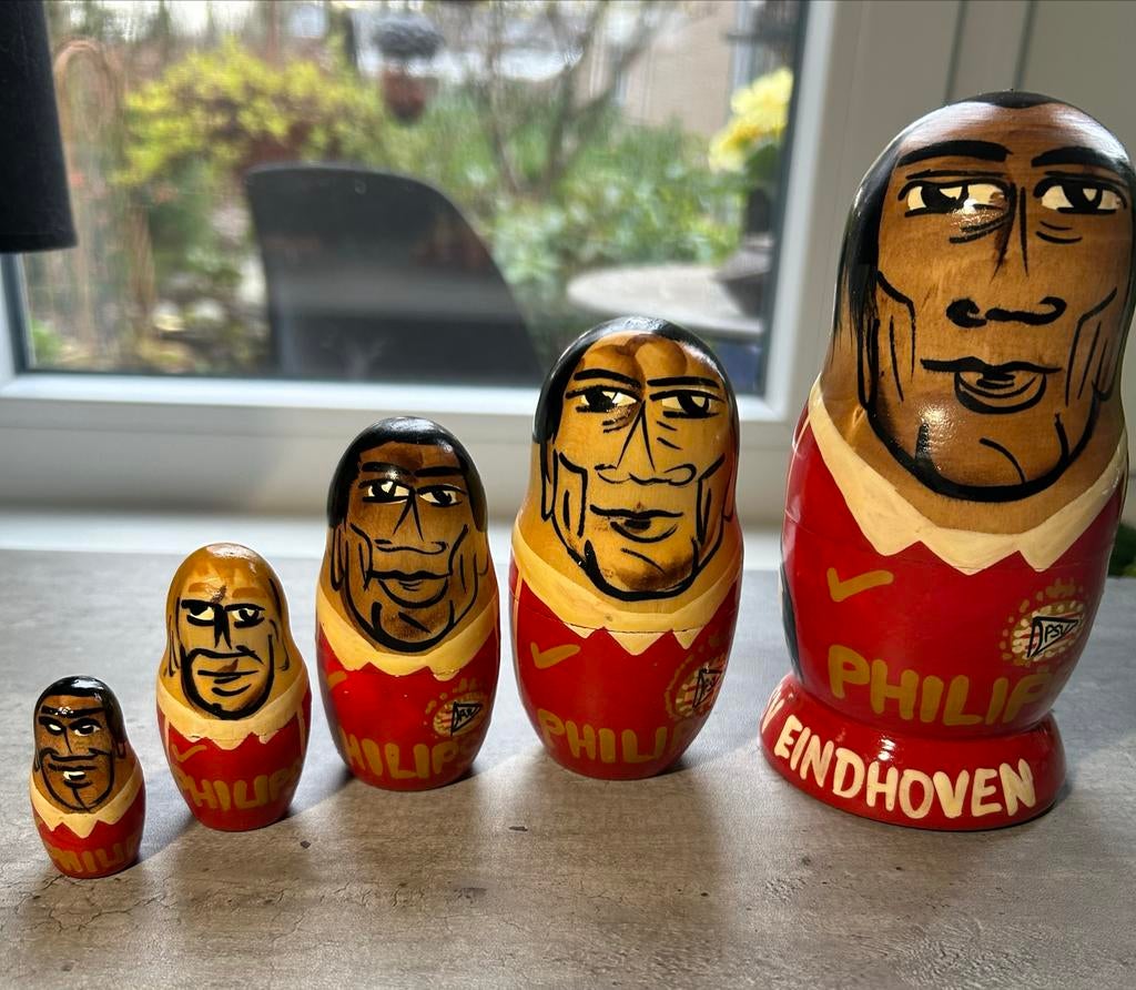 Matroesjka Set 5-delig PSV 15-4 cm, Ophalen of Verzenden