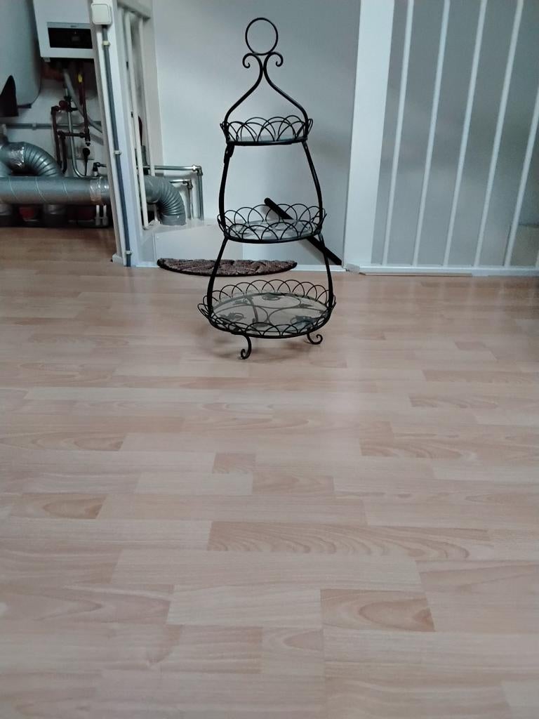 3 laags etagere, Ophalen