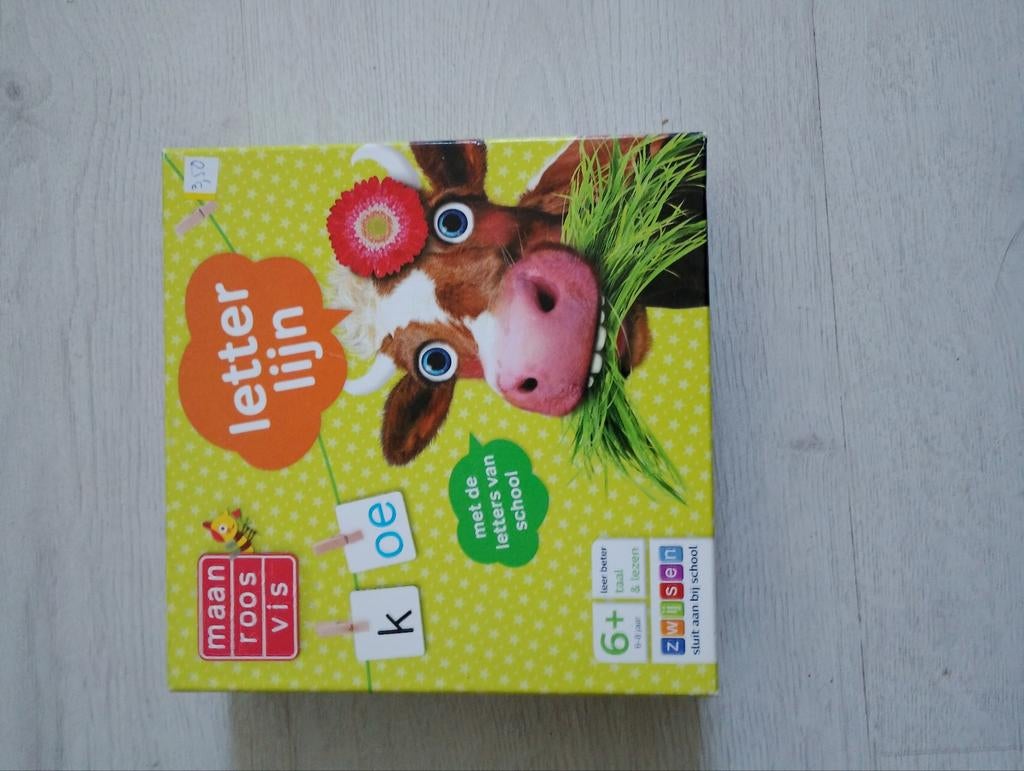 Letterlijn 6+ leren met letters, Ophalen of Verzenden, Zo goed als nieuw, Taal en Lezen