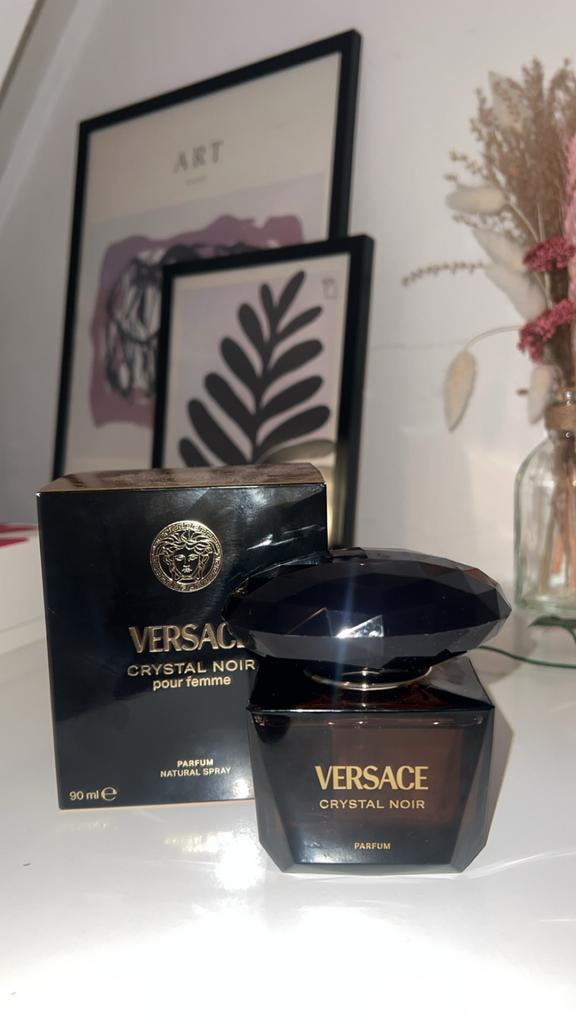 Versace Crystal Noir Parfum 90ml, Ophalen of Verzenden, Nieuw