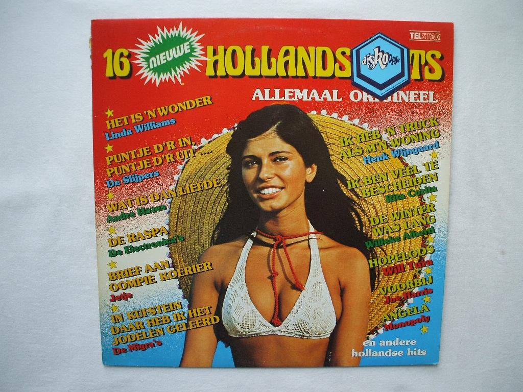 16 nieuwe Hollandse hits LP, Ophalen of Verzenden, Gebruikt, 12 inch, Levenslied of Smartlap