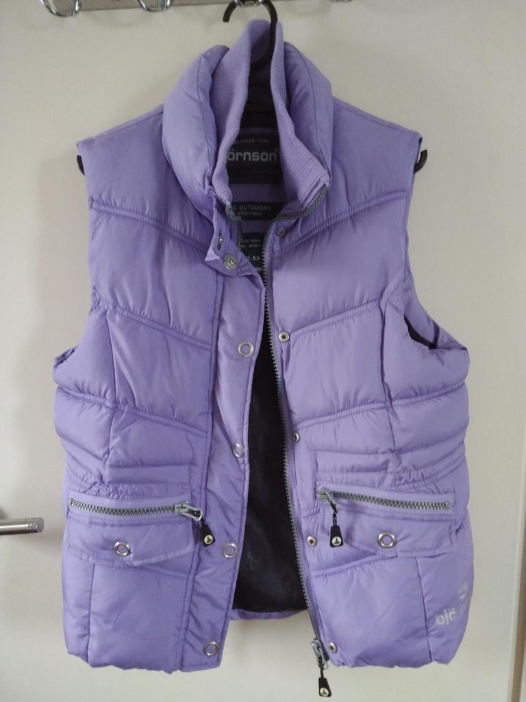 Bjornson gewatteerd vest - Paars - Maat, Maat 38/40 (M), Paars, Ophalen of Verzenden, Zo goed als nieuw